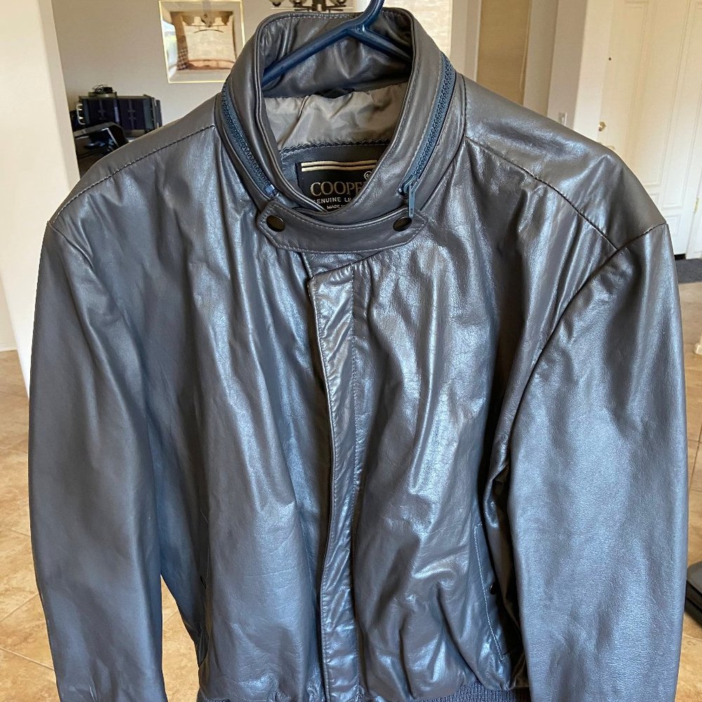 Leather jacket
